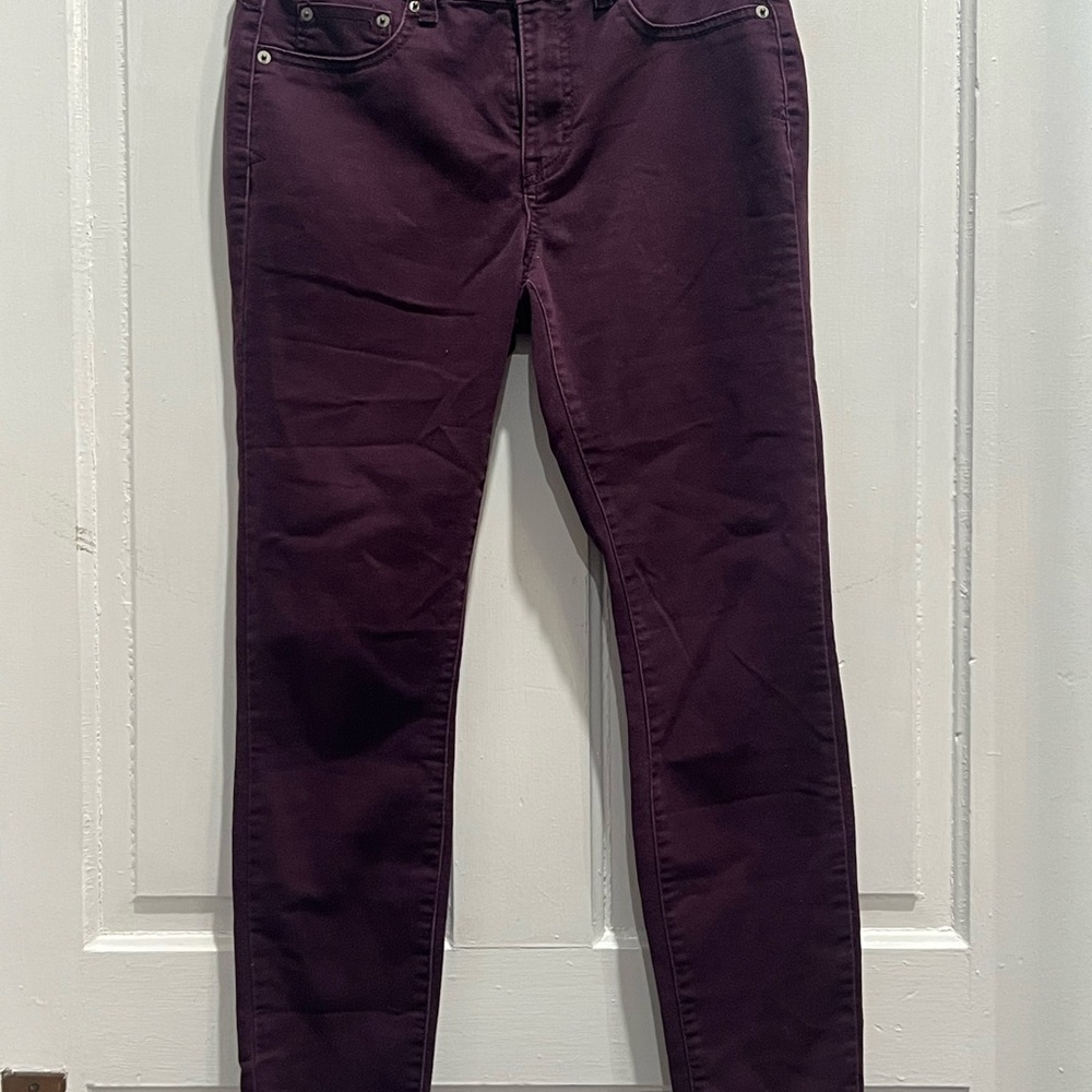 Aeropostale Women's Dark Purple Skinny Jeans